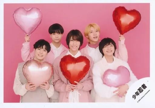 中古】生写真(ジャニーズ) 少年忍者/集合(5人)/横型・上半身