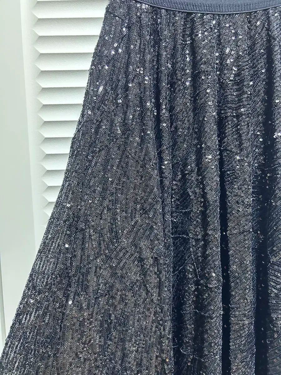 byssiny キラキラスカート ブラック