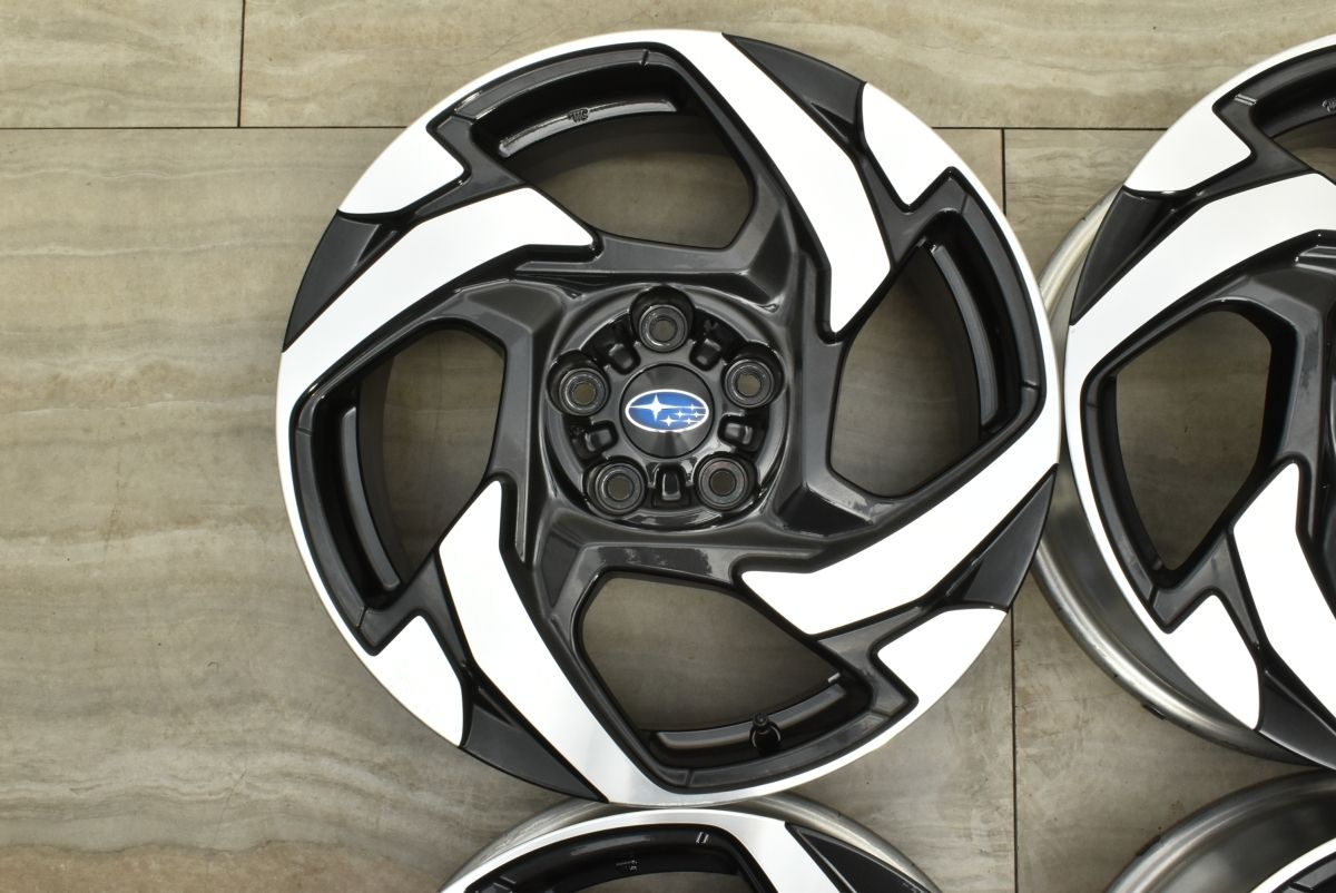 スバル クロストレック 新車外し18インチホイール 4枚セット(18✕7J) 新車外し品 美品】スバル クロストレック リミテッド 純正 18in