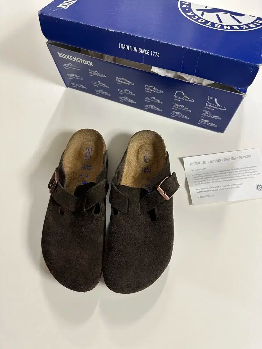 ビルケンシュトック ボストン モカ ナロー 37 240