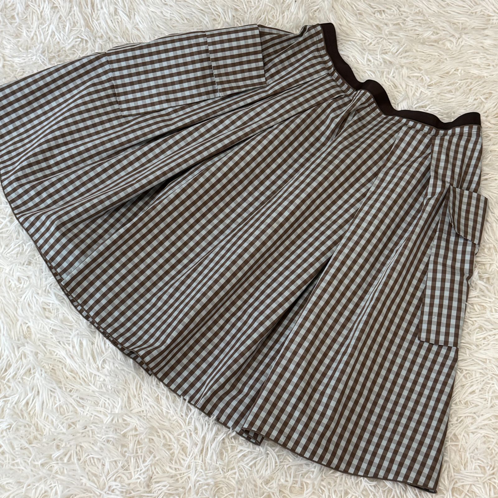 MORABITO モラビト フレアスカート サイズ:38 ホワイト レディース