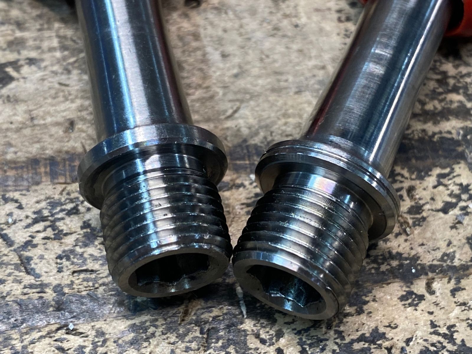 JI706 スピードプレイ SPEEDPLAY ゼロ ZERO ビンディングペダル 赤 チタンシャフト クロモリシャフト付属 BRIGHTFACE_UK