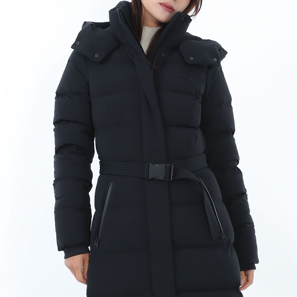 新品 MACKAGE マッカ―ジュ CALINA CITY C0001 ロングダウンコート 
