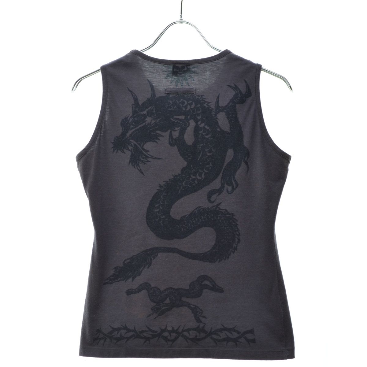 ジャンポールゴルチェ ファム ドラゴン&ハートタトゥー パワーネットタンクトップ Jean Paul Gaultier ジャンポールゴルチエ ファム タトゥー
