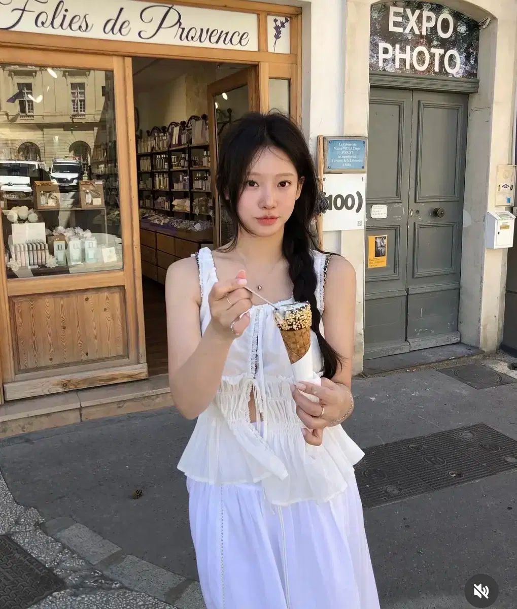 リース leeds ノースリーブ ワンピース セット マリー リボン スモーク ブラウス リンディロングスカート