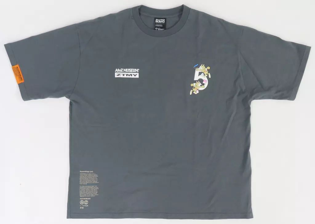 A2Z™ ZTMY 5th TEE (Charcoal) - ZUTOMAYO MART ずとまよ A2Z™ ZTMY PAINT