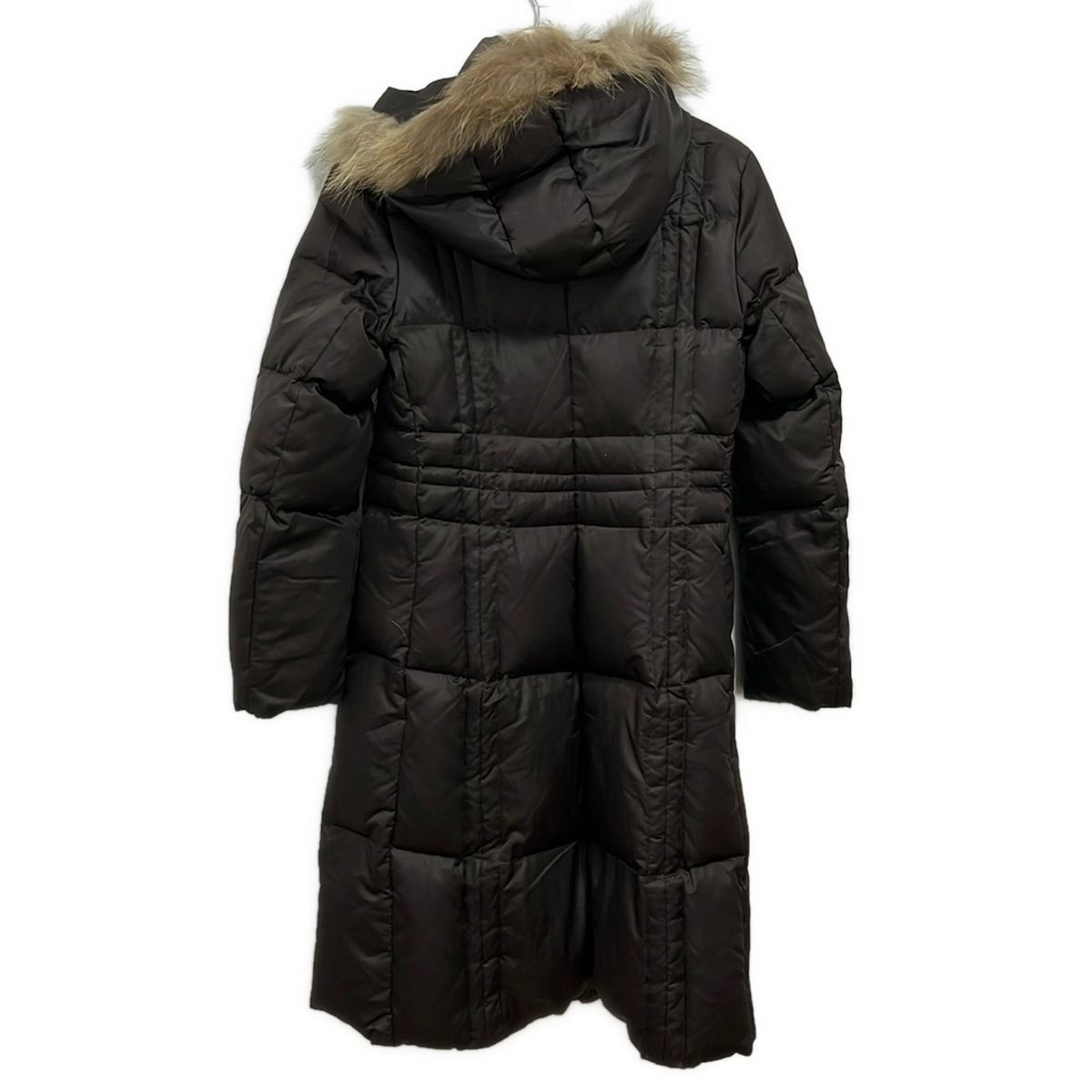 ダークブラウン 長袖|ジップアップ|フード着脱可|冬