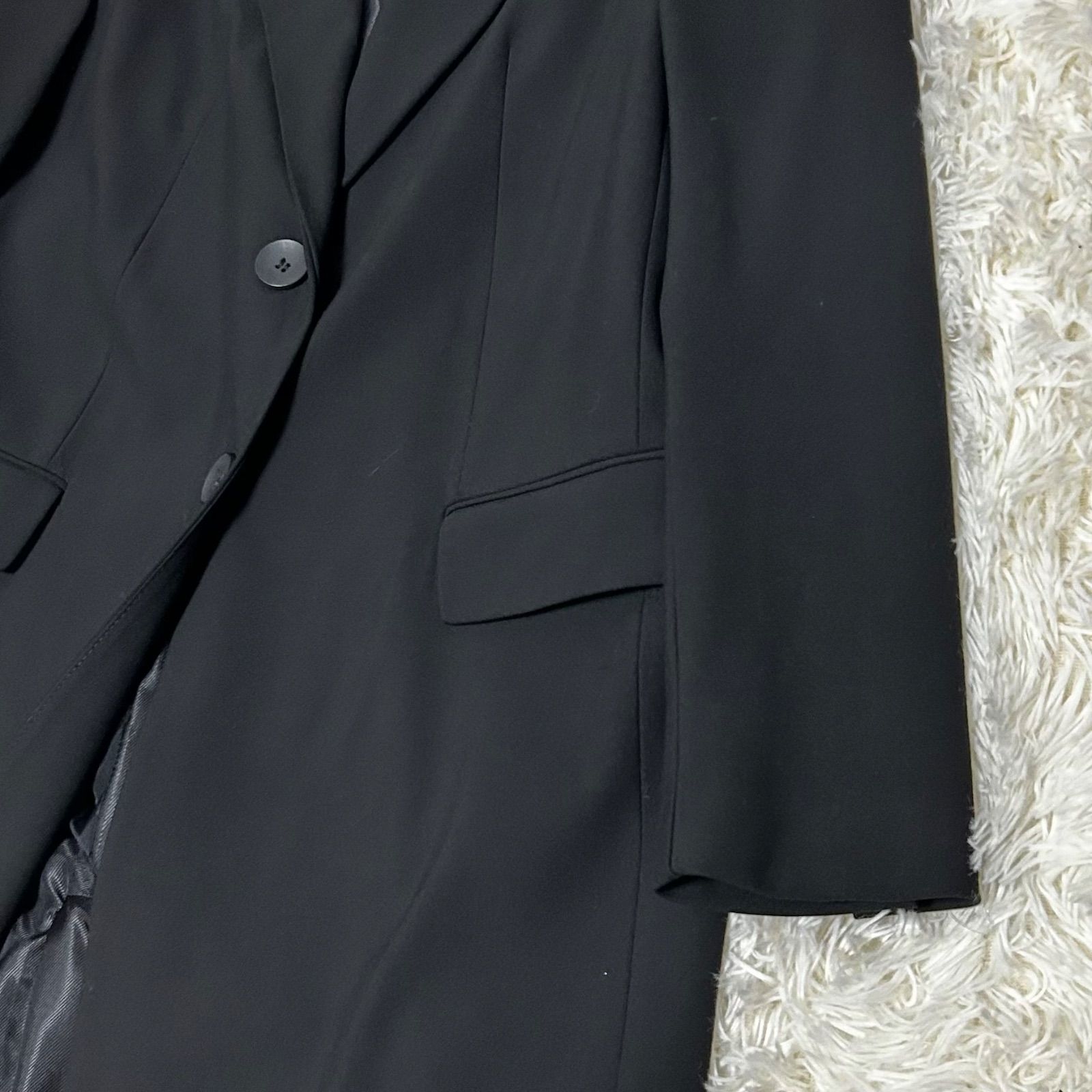 新品未使用タグ付き ZARA ザラ ロングチェスターコート ブラック L 