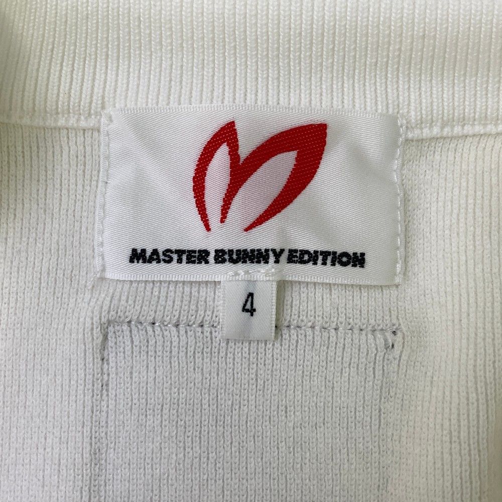 サイズ：4 MASTER BUNNY EDITION マスターバニーエディション  スウェット トレーナー  ホワイト系 [240101440209] ゴルフウェア メンズ ストスト サイズ：4 MASTER BUNNY EDITION マスターバニーエディション