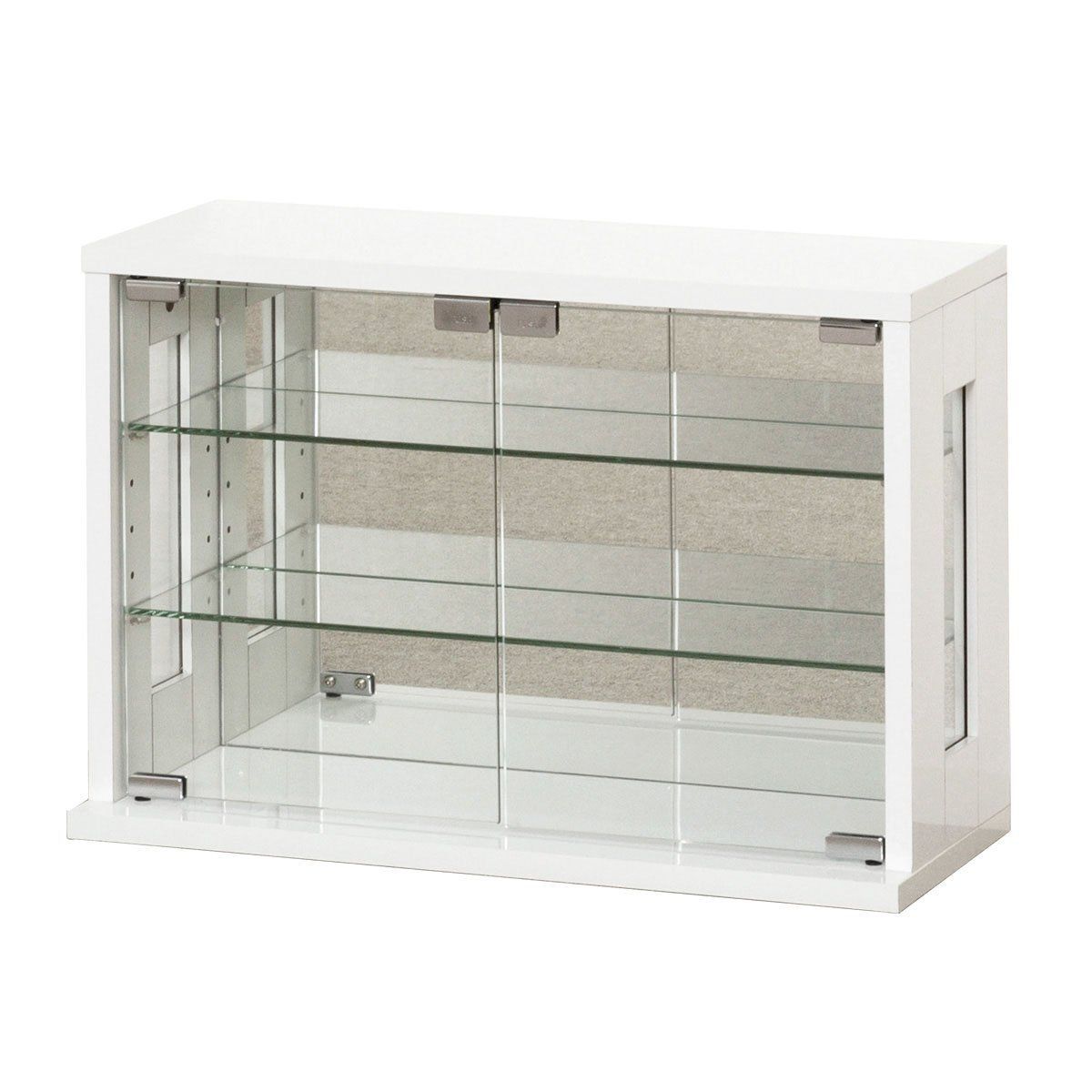 クロシオ Kuroshio ガラスケース ホワイト 幅60×奥行23 20 ×高さ40cm AKU1006613
