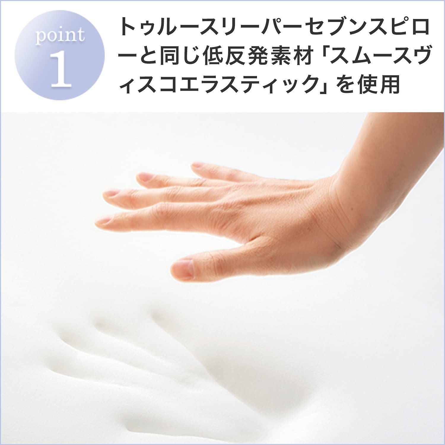 現在の寝具の上にひくだけ