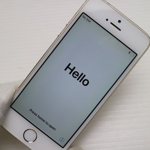 美品 au iPhone5s 32GB ゴールド 即日発送 スマホ Apple au 本体