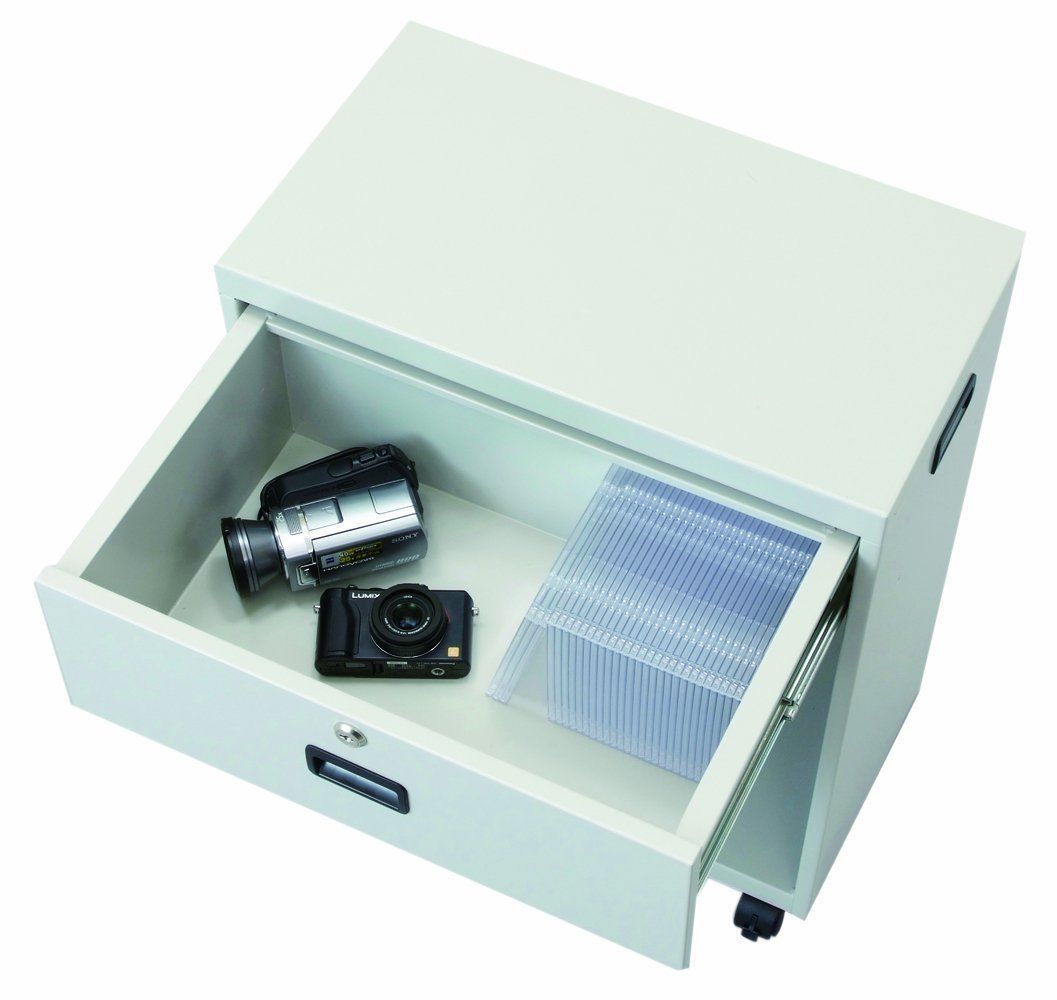 デスクターナ デスク下収納 ナカバヤシ 鍵付きキャビネット 机下ワゴン 棚 グレー ND-H722N NEXPOTALLINN_EU