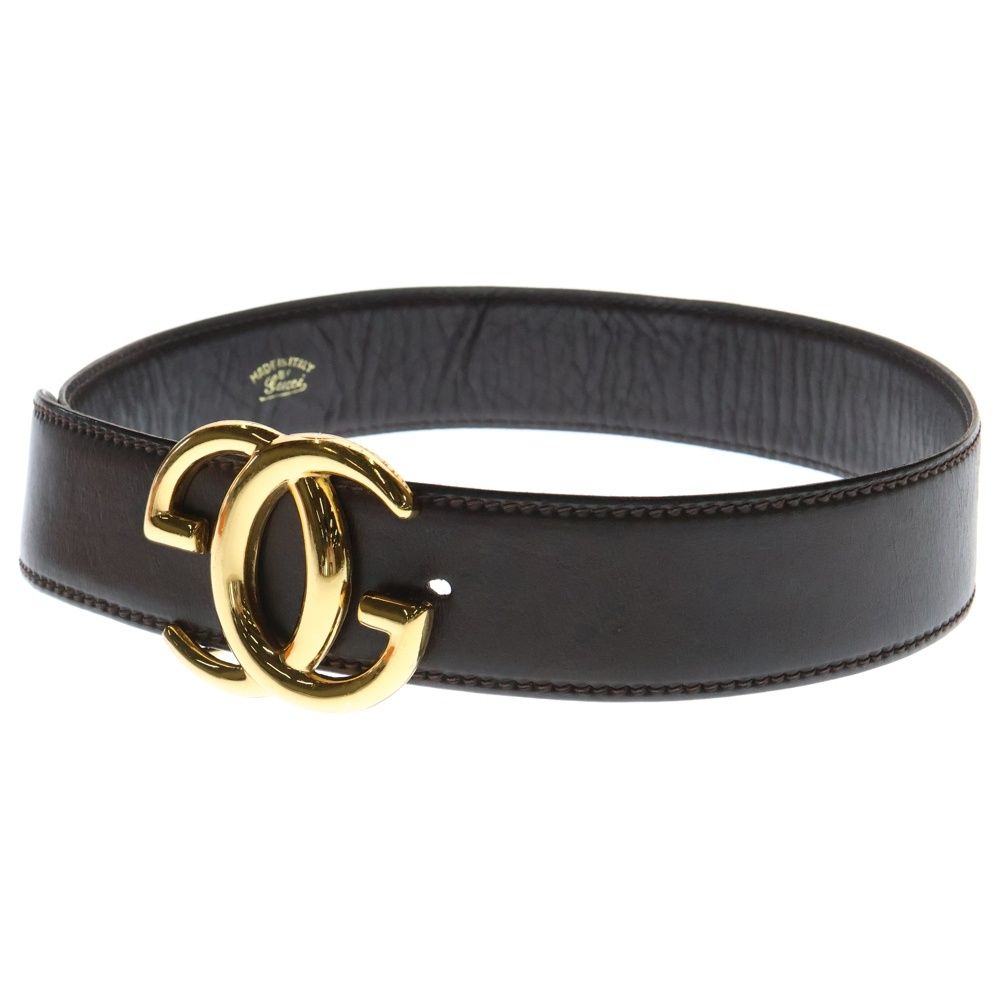 GUCCI (グッチ) GGロゴバックル インターロッキング レザー