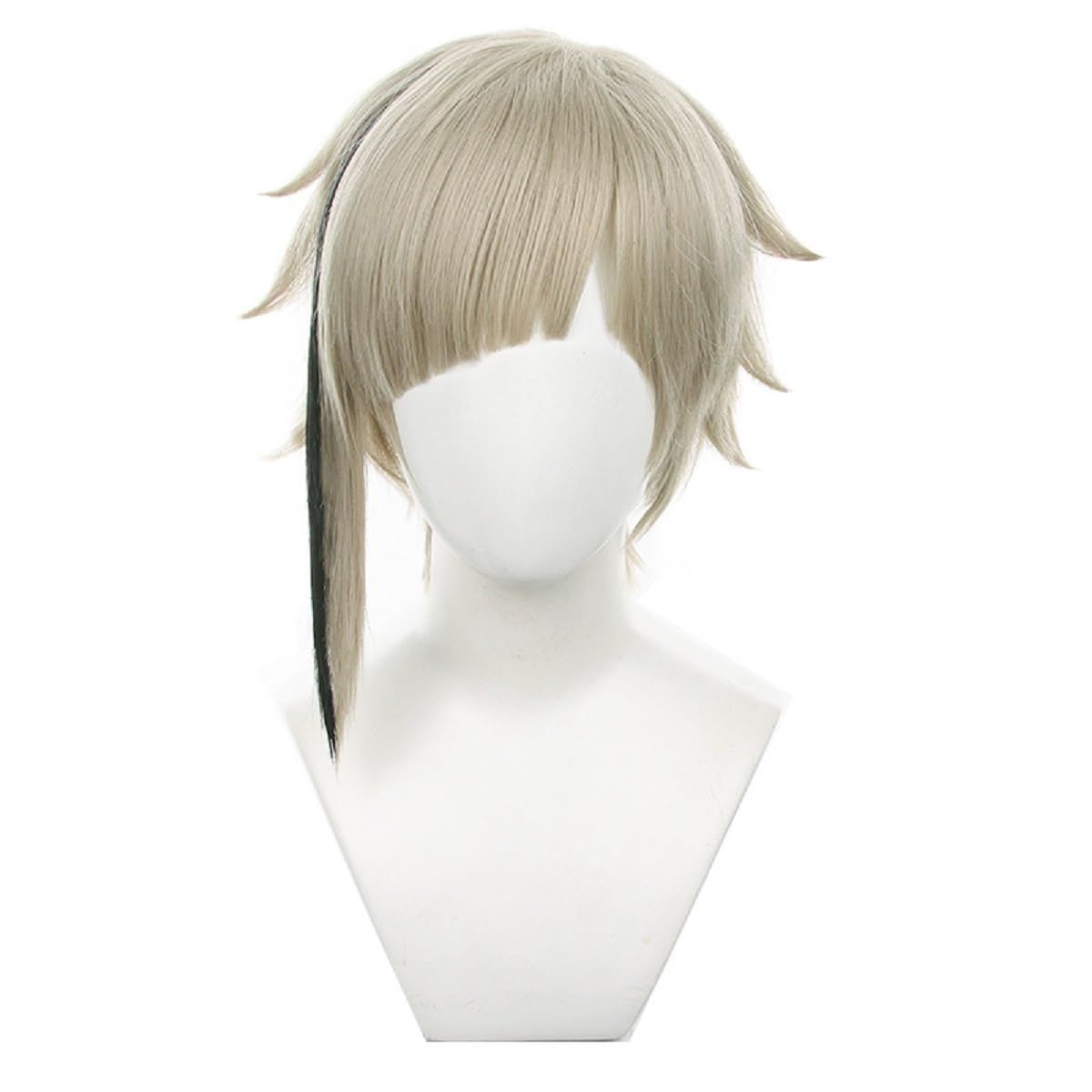 校祭 文化祭 ハロウィン 日常撮影 アニメウィッグ コスプレ用小物 耐熱ウィッグ 変装ウィッグ あつし仮装 なかじま ウィッグネット付き ウィッグ 敦 中島 文豪ストレイドッグスコスプレウ
