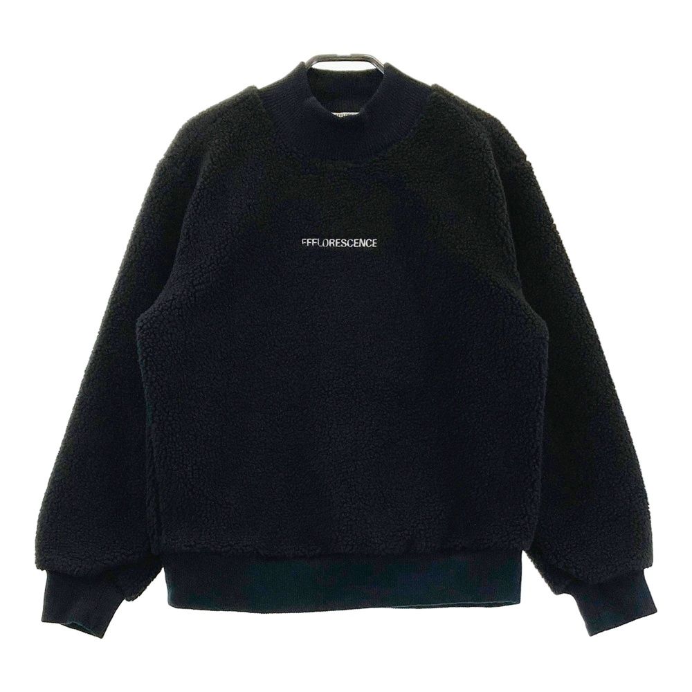 サイズ S EFFLORESCENCE エフロレッセンス ハイネック フリース プルオーバー ブラック系 240101448584 ゴルフウェア メンズ ストスト