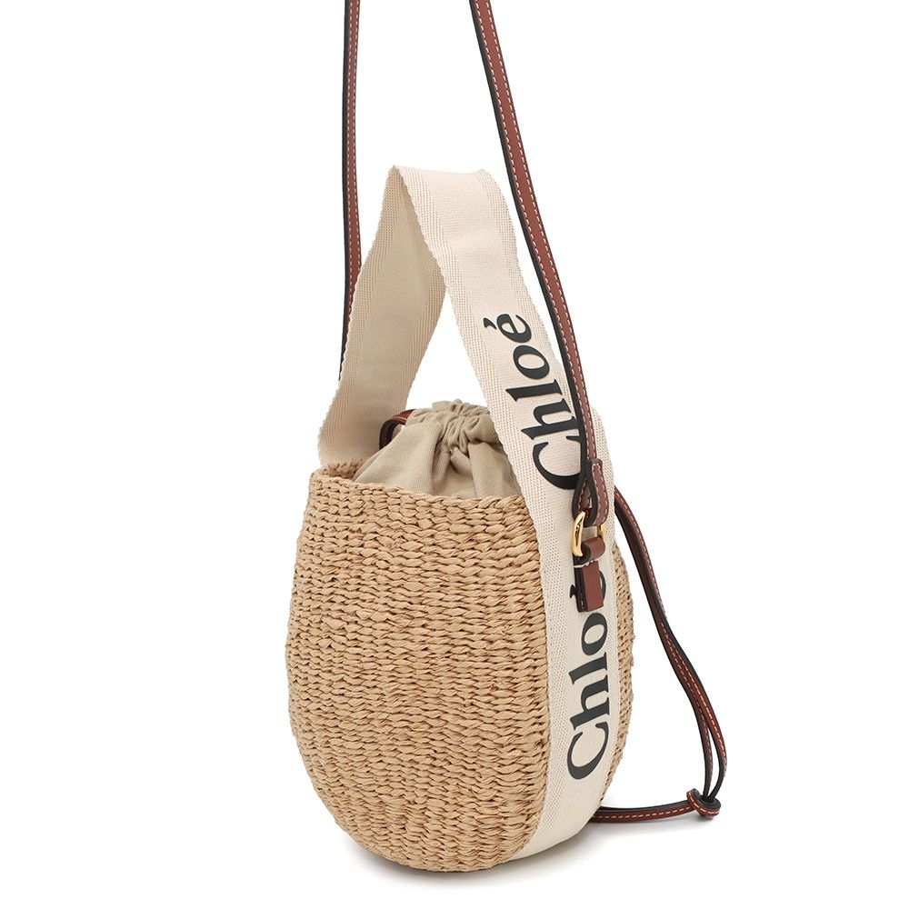 クロエ ショルダーバッグ CHC22SS381G55101 Chloe - 極美品☆Chloe クロエ CHC22SS381G55101 WODDY スモール