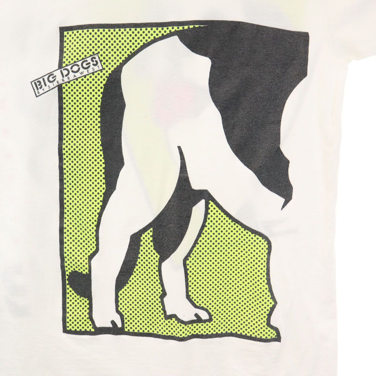 90s ONEITA 犬ビッグプリントTシャツ 古着 オニータ シングル