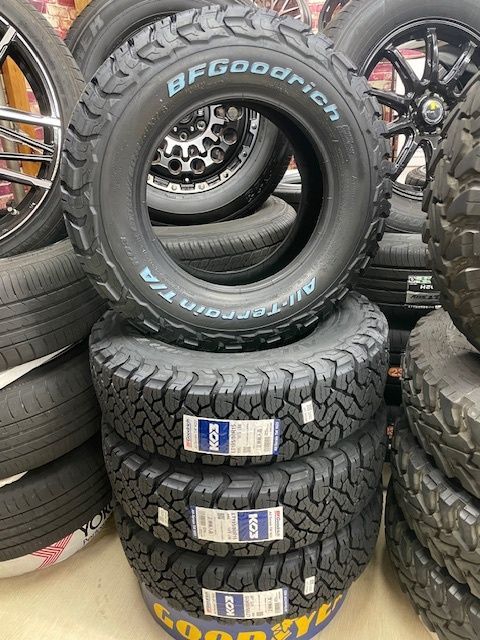 在庫あります 新サイズ BFグッドリッチ KO 3 LT 195 80 R 15 107 S タイヤ4本セット 製造 ホワイトレター ハイエース キャラバン 車検対応