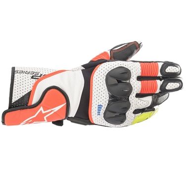 【新品・2営業日で発送】ALPINESTAR アルパインスターズ 【必ず購入前に仕様をご確認下さい】SP-2 V3 GLOVE 2310 WH RD FLUO BK S