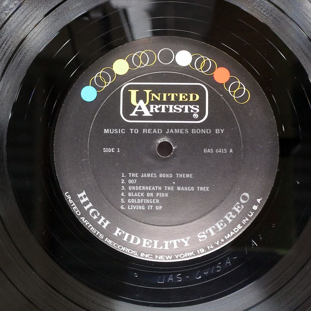カナダ盤 VA/MUSIC TO READ JAMES BOND BY/UNITED ARTISTS