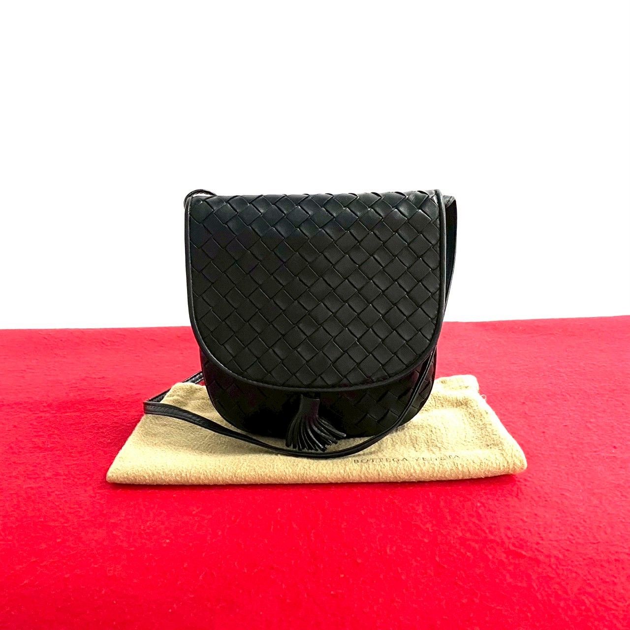 極 美品 袋付 BOTTEGA VENETA ボッテガヴェネタ イントレ