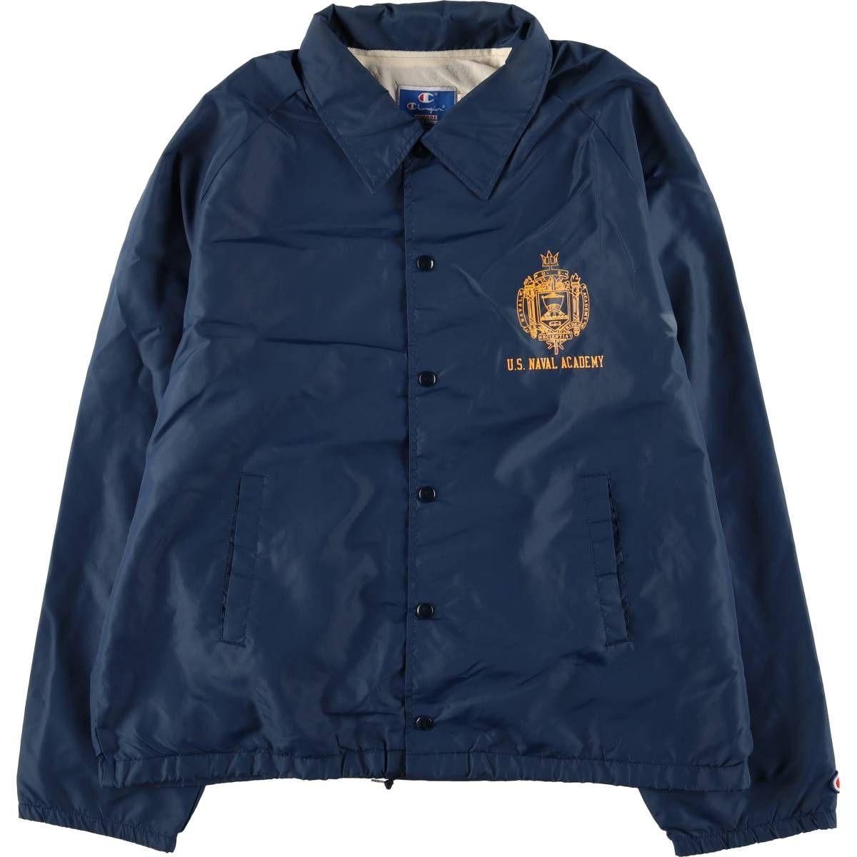 古着 90年代 チャンピオン Champion USNA 海軍兵学校 カレッジ コーチジャケット メンズXL相当 ヴィンテージ|eaa583183