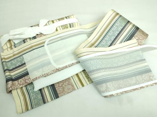 平和屋本店□極上 本場筑前博多織 ワンタッチつけ帯 献上 逸品