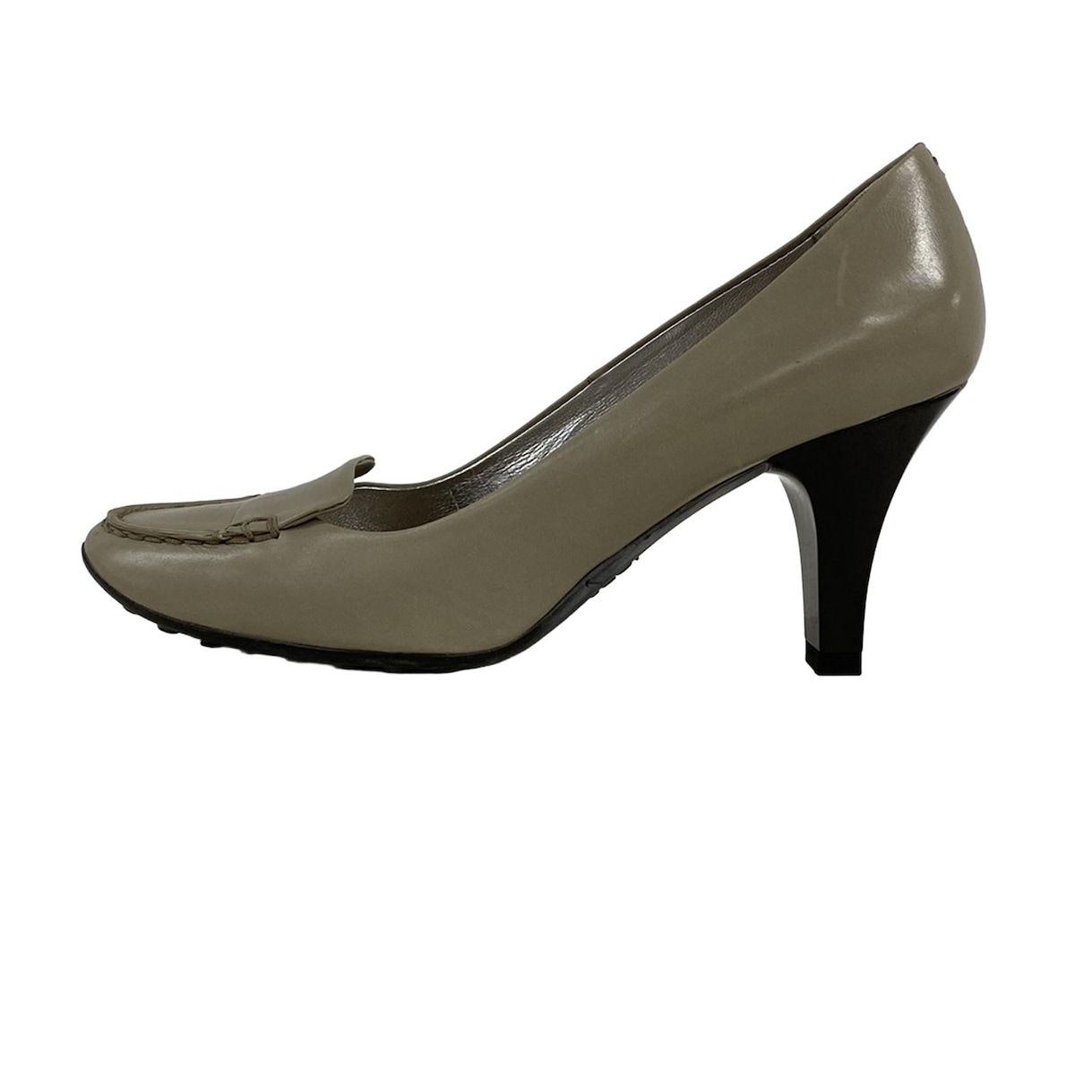 TOD S トッズ パンプス 34 1|2 レディース - グレーベージュ レザー