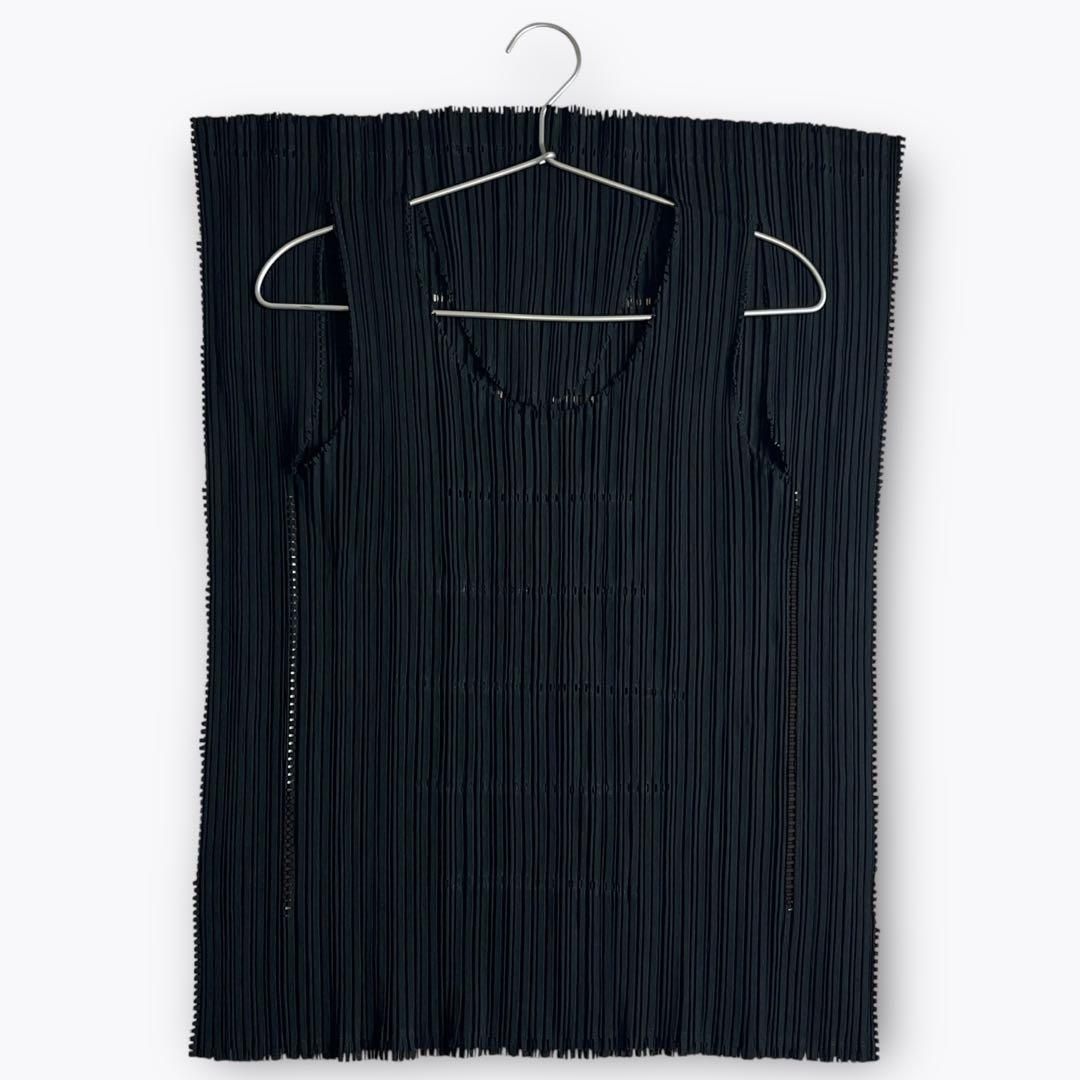 2000ss ISSEY MIYAKE プリーツタンクトップ 騙し絵 2000000020648