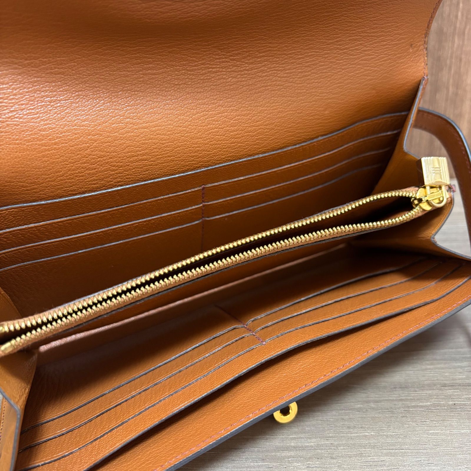 ☆【極美品】HERMES エルメス ケリーウォレット ロングウォレット 長 