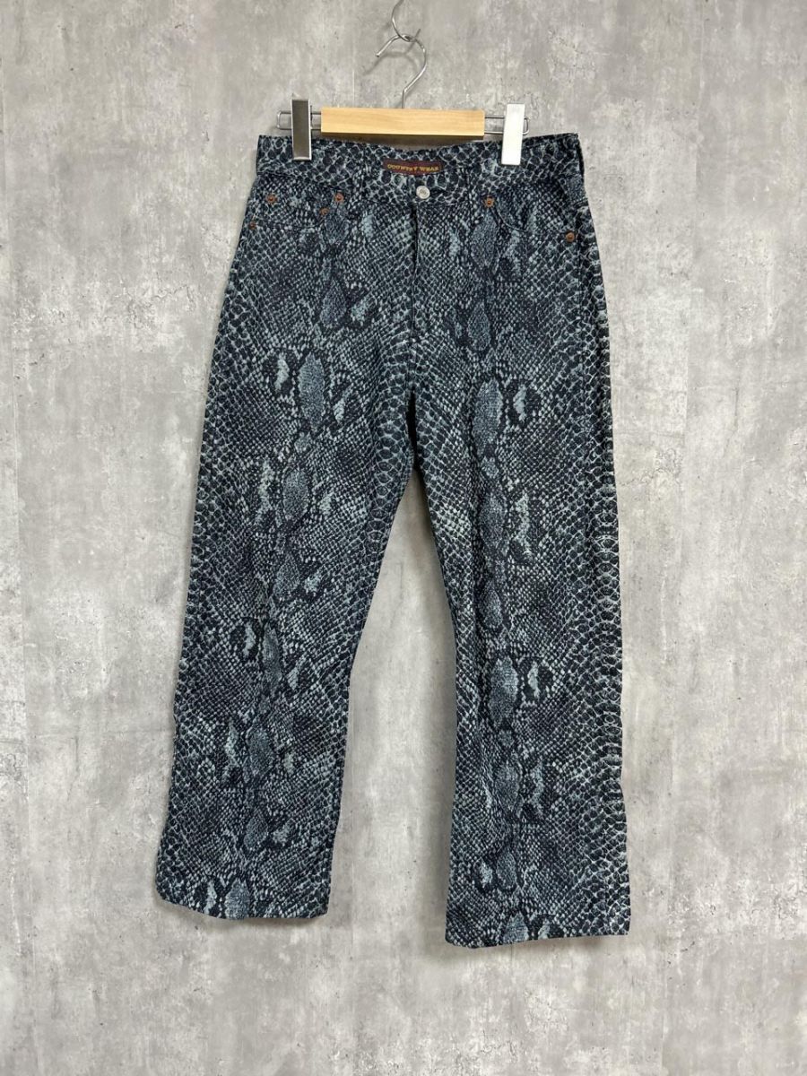 オゾンコミュニティ COUNTRY WEAR カントリーウェア デニム COUNTRY WEAR カントリーウェア オゾンコミュニティ パイソン柄