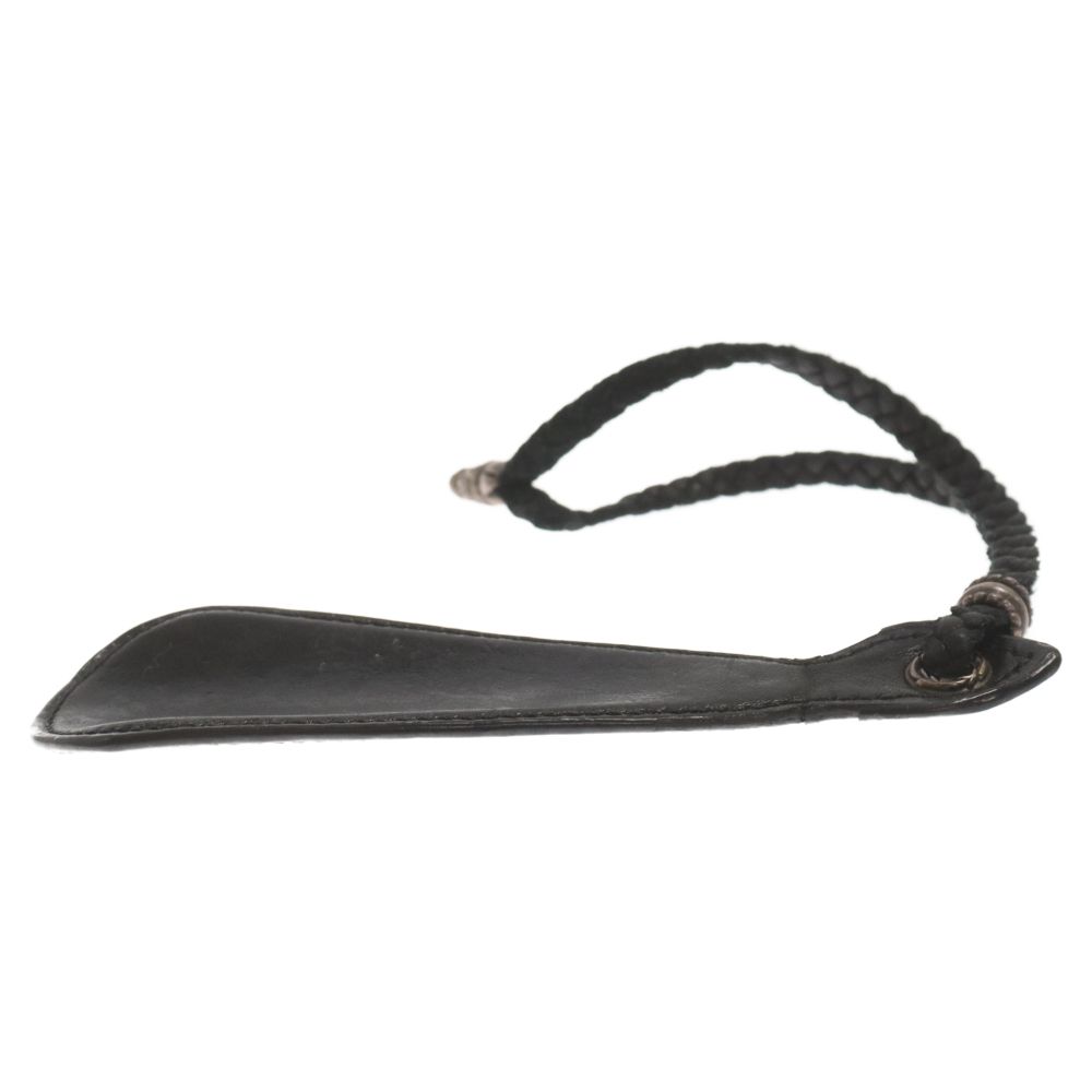CHROME HEARTS SHOE HORN レザー 靴ベラ ブラック CHROME HEARTS (クロムハーツ) SHOE HORN シューホーン レザー