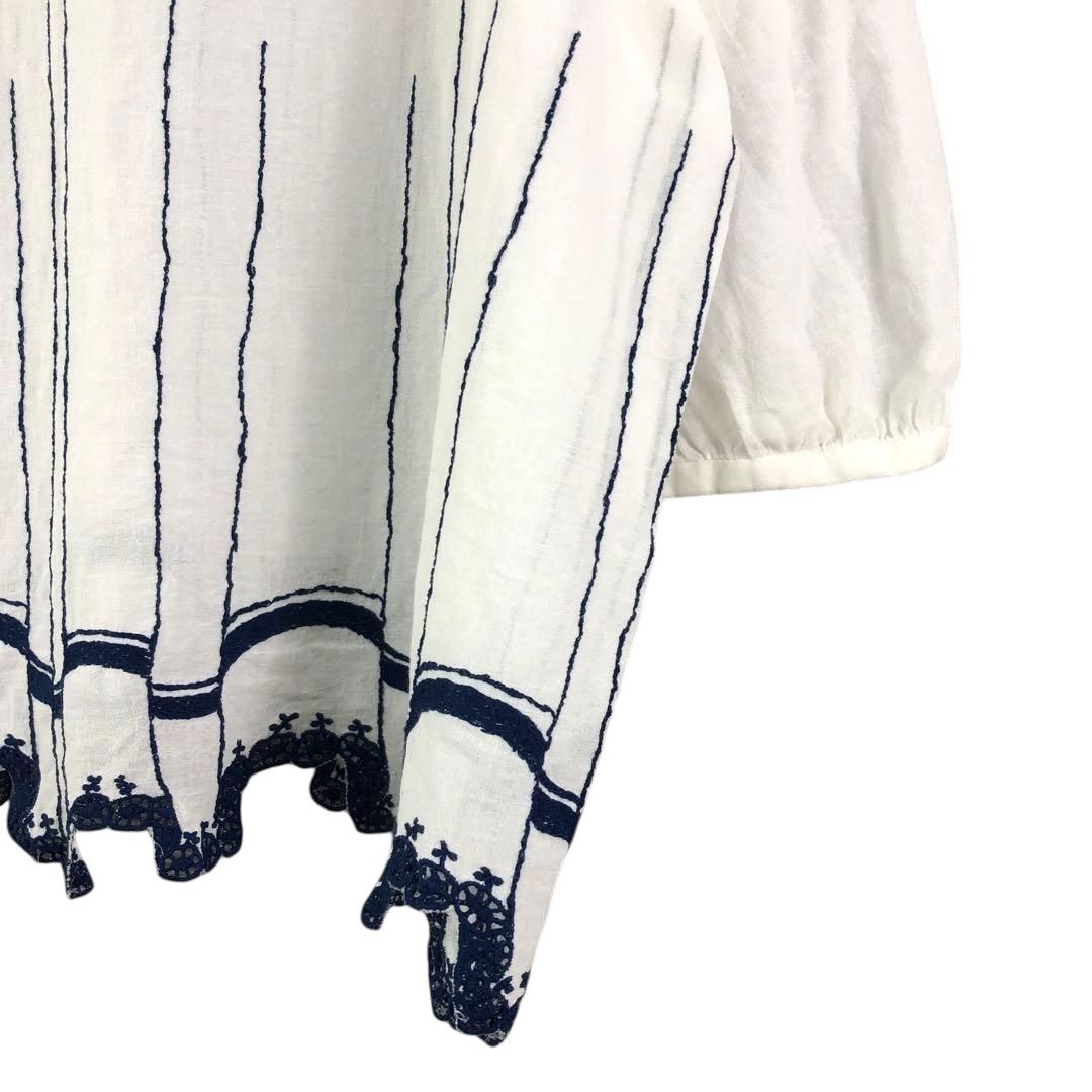 七分袖ブラウス