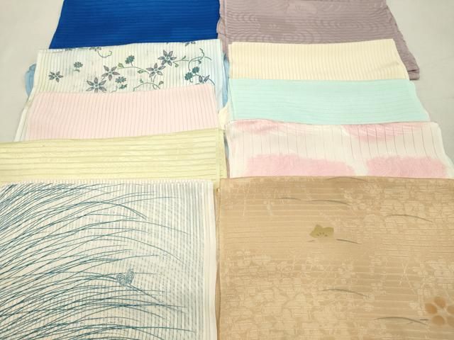 平和屋着物＊夏物 和装小物 帯揚げ10枚 全て正絹 逸品 DAAP5406by