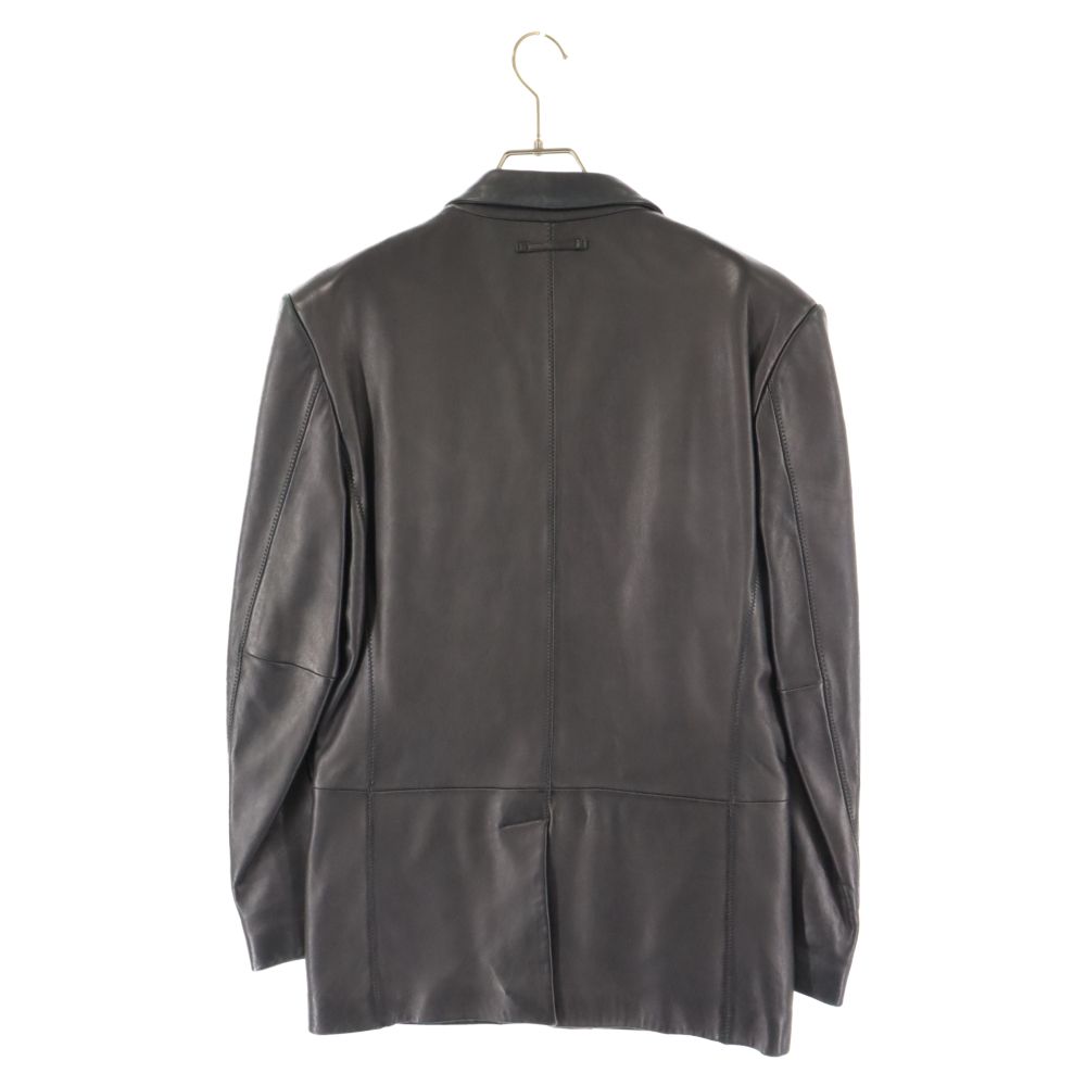 Jean Paul GAULTIER テーラードレザージャケット Jean Paul GAULTIER (ジャンポールゴルチエ) 刺繍デザイン ラムレザー