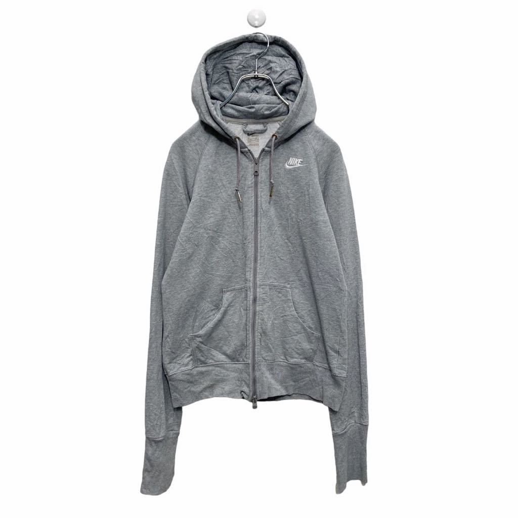 ナイキスポーツ nike パーカー グレー 厚手 NIKE ジップアップ