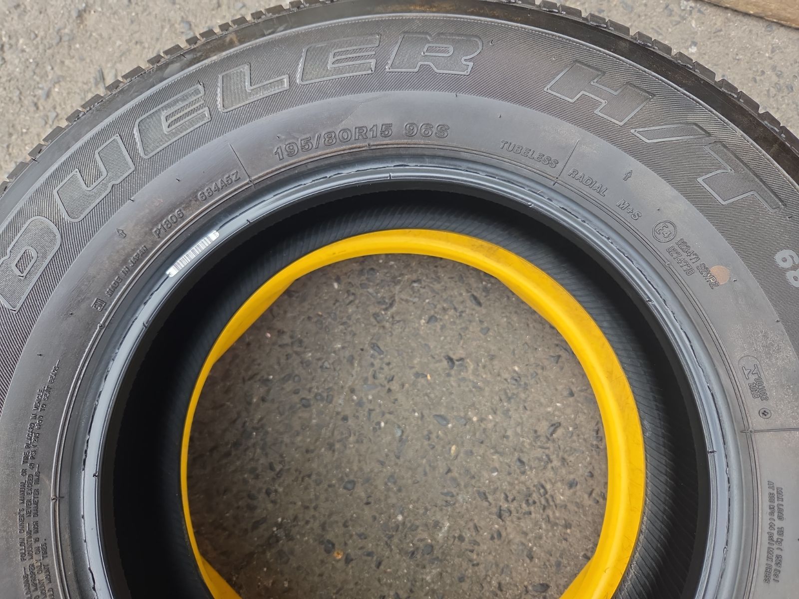 最先端の 送料無料!! 195|80R15 4本 ブリヂストン DUELER H|T 19年製 パンクチェック済み ジムニーシエラ