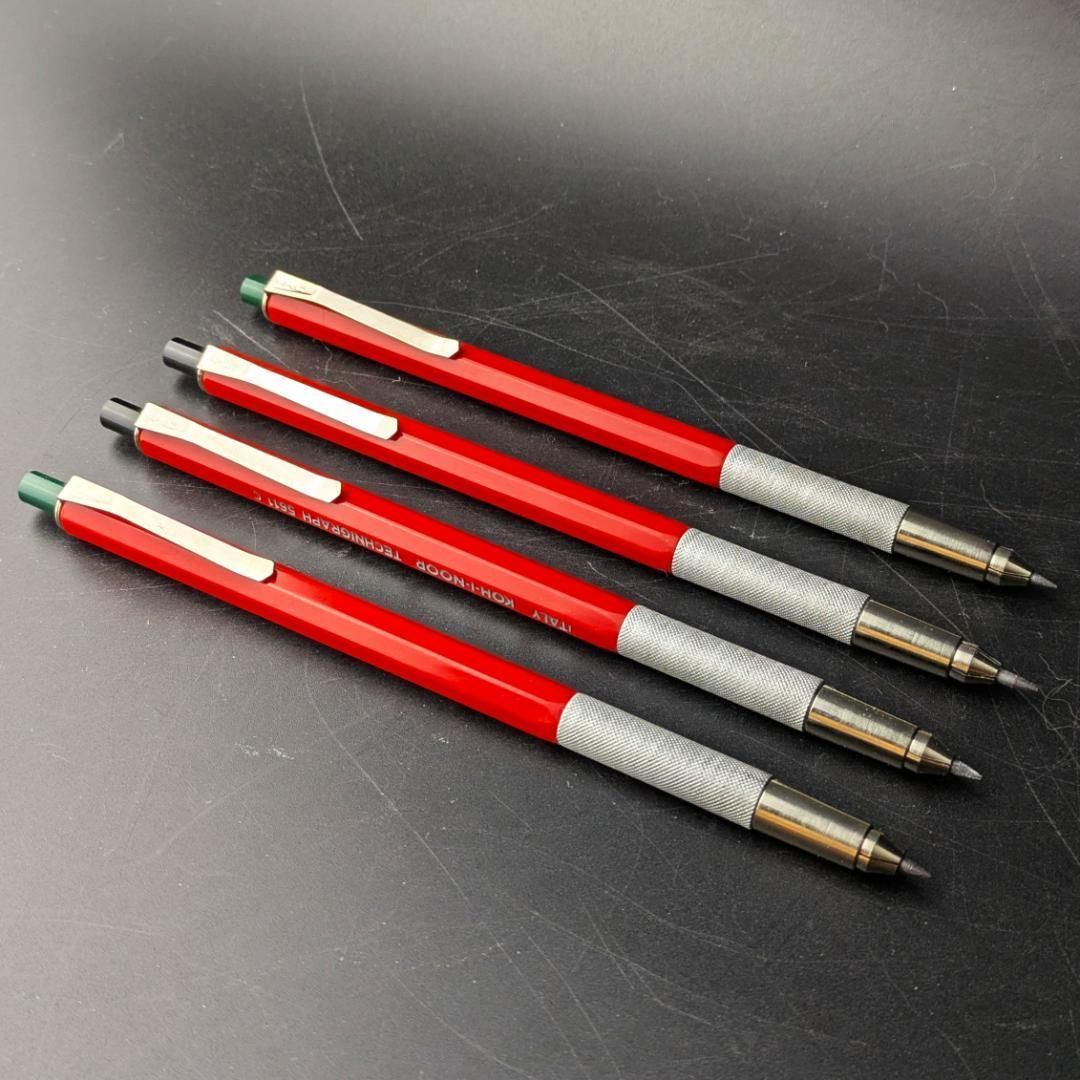 良品 KOH-I-NOOR テクニグラフ5611 c 2mm 4本 イタリア製 コヒノールのドラフティング用2mm芯ホルダー Technigraph 5611 c