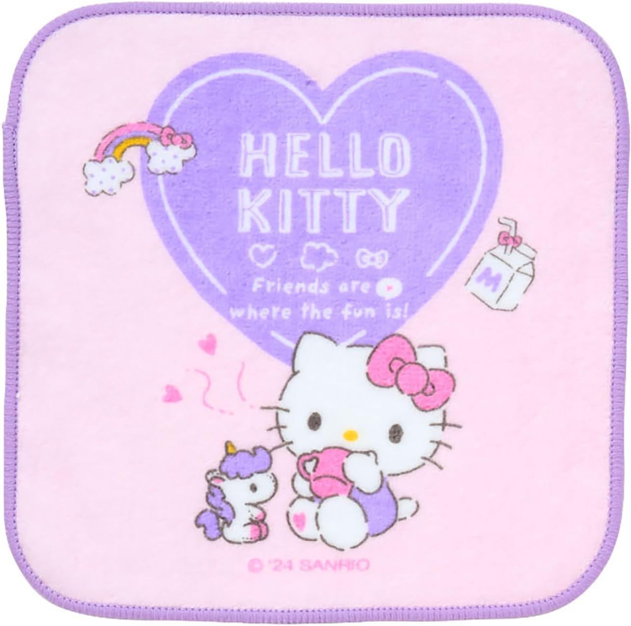 サンリオ SANRIO プチタオル4枚セット ユニコーン ハローキティ キティ