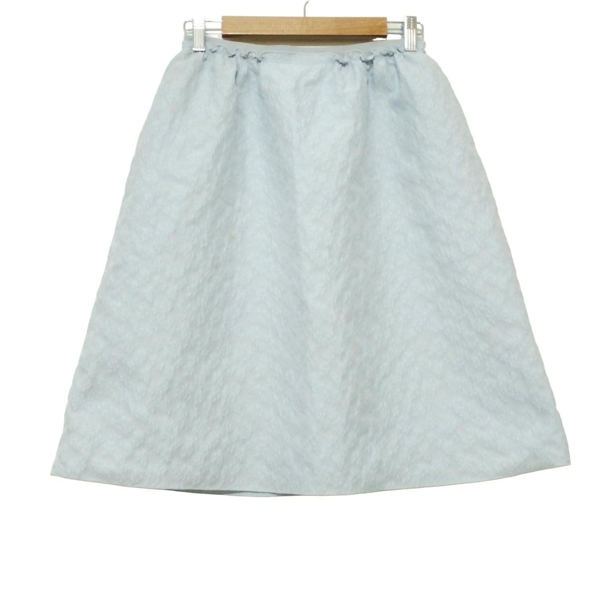 FOXEY NEW YORK フォクシーニューヨーク スカート サイズ38 M レディース - 40965 ライトブルー ひざ丈 刺繍 COLLECTION