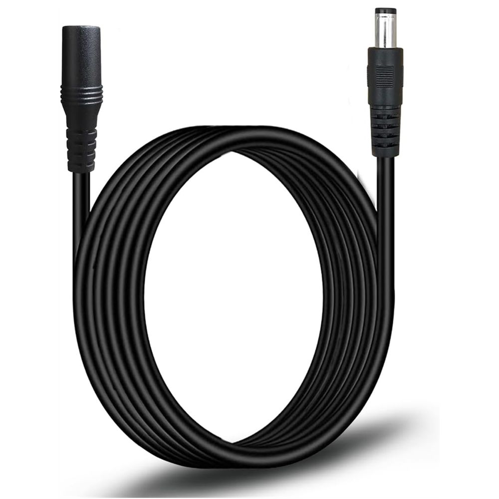 DC延長線延 長ケーブル 3m 18AWGケーブル 5.5×2.1mm 最大12A対応 銅芯
