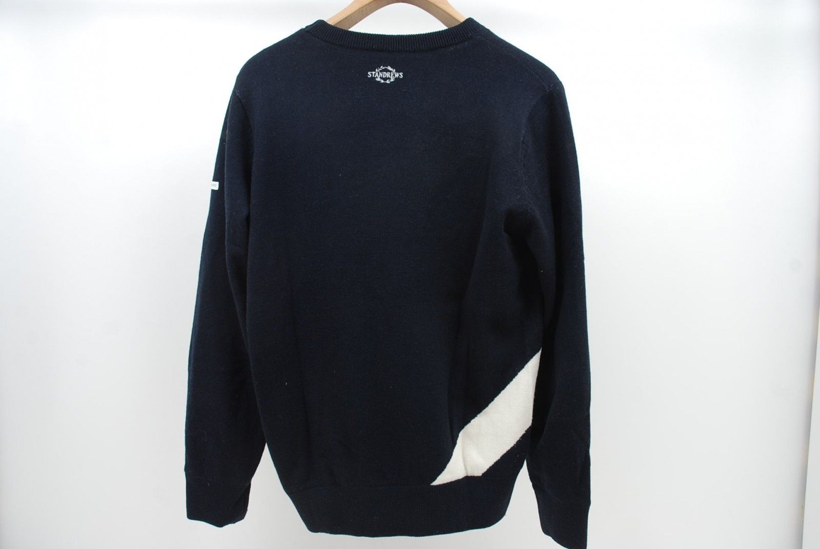 St.Andrews - coco 中古 セントアンドリュース StANDREWS レディース セーター L 紺  ネイビー 長袖クルーネック ニット St.Andrews - coco 中古 セントアンドリュース StANDREWS