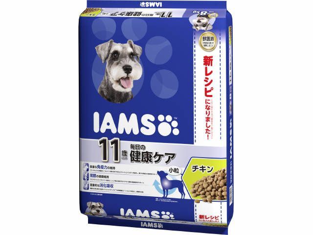 犬用品 【新品】アイムス １１歳以上用 毎日の健康ケア チキン 小粒 ８ｋｇ マース ペット フード ドッグフード
