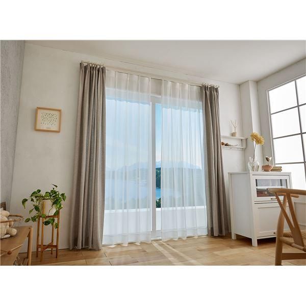 限定セール，人気SALE レースカーテン 〔ユラノ 約100×133cm 1枚入 G1068〕 洗える スミノエ 日本製 インテリア用品〔代引不可〕 ロールスクリーン