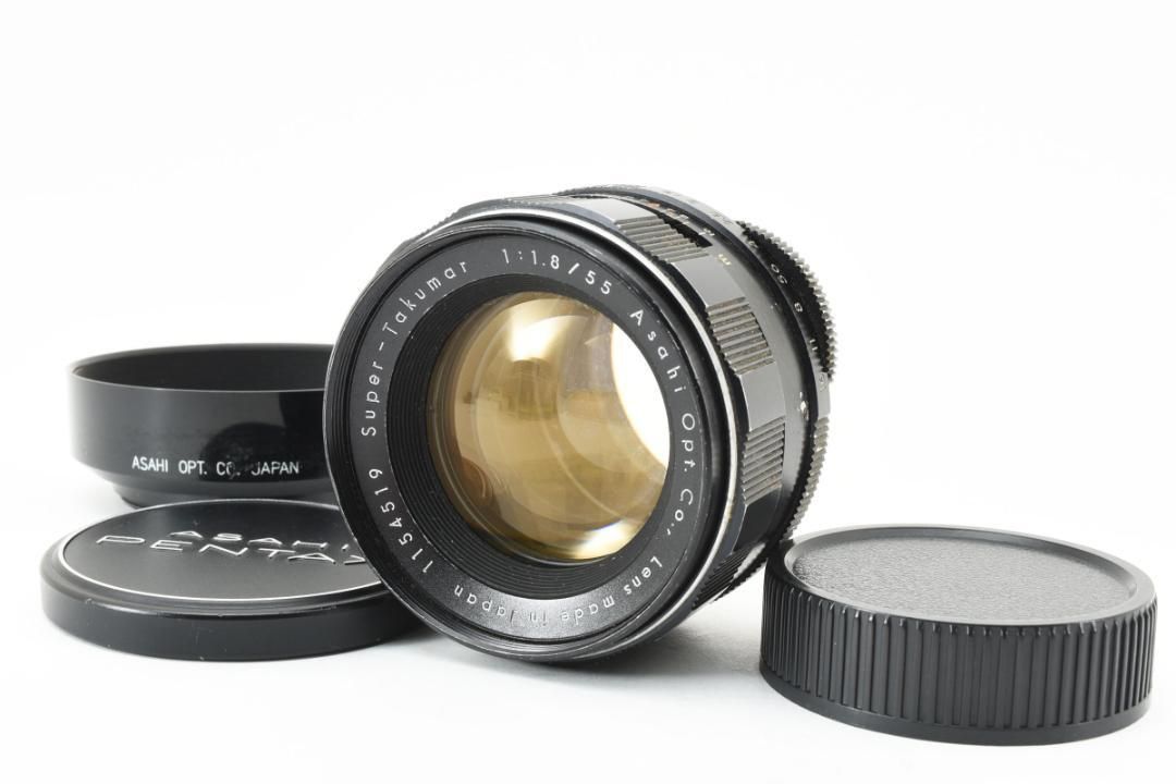 ☆前期型☆ Super Takumar 55mm F1.8 フード付 F0111 ☆前期型☆ Super Takumar 55mm F1.8 フード付 F0111 - メルカリ