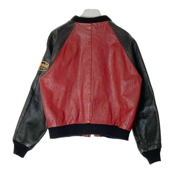 ☆VANSON バンソン TJV USA製 後付けワッペン レザー チーム