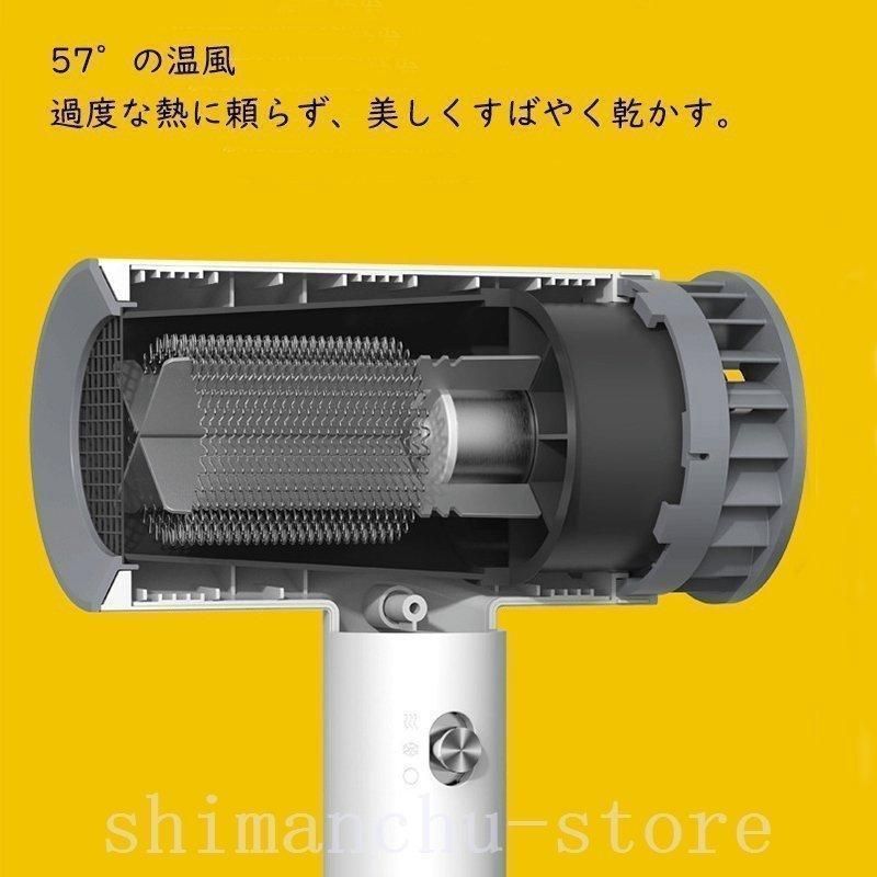 ドライヤーコードレスヘアドライヤー温風充電式収納式コンパクト持ち運び便利簡単充電ノズル取り外しヘアーサロンスタイリングワイヤレス大容量LYX7