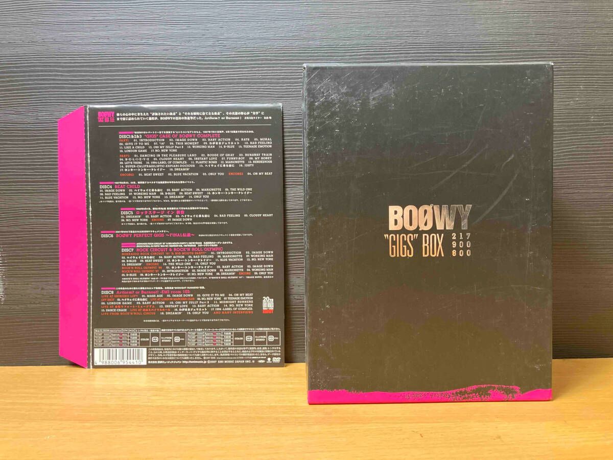 BOOWY ボウイ GIGS BOX DVD 8枚組 - メルカリ