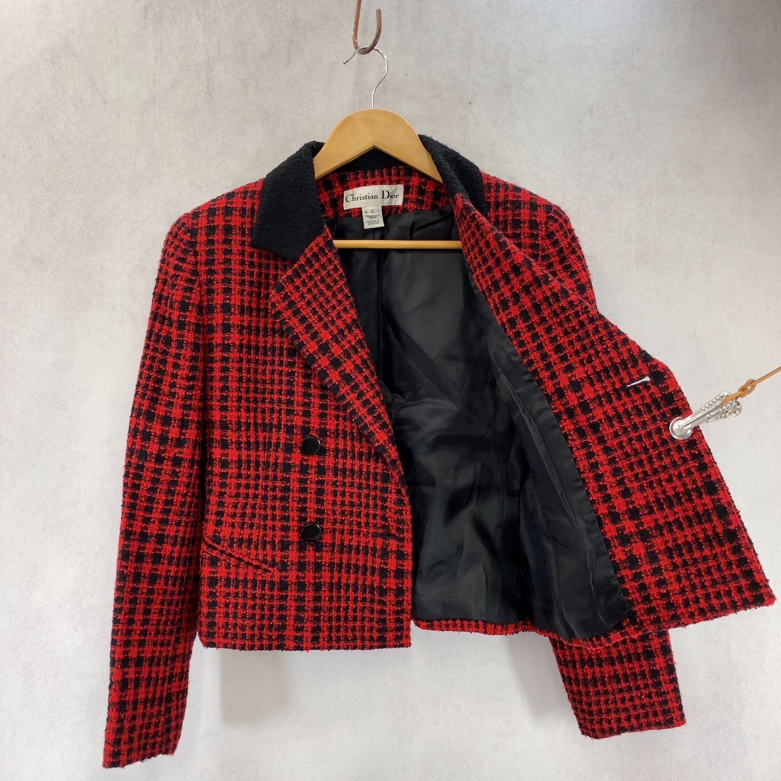 Christian Dior クリスチャン ディオール ツイード スカート